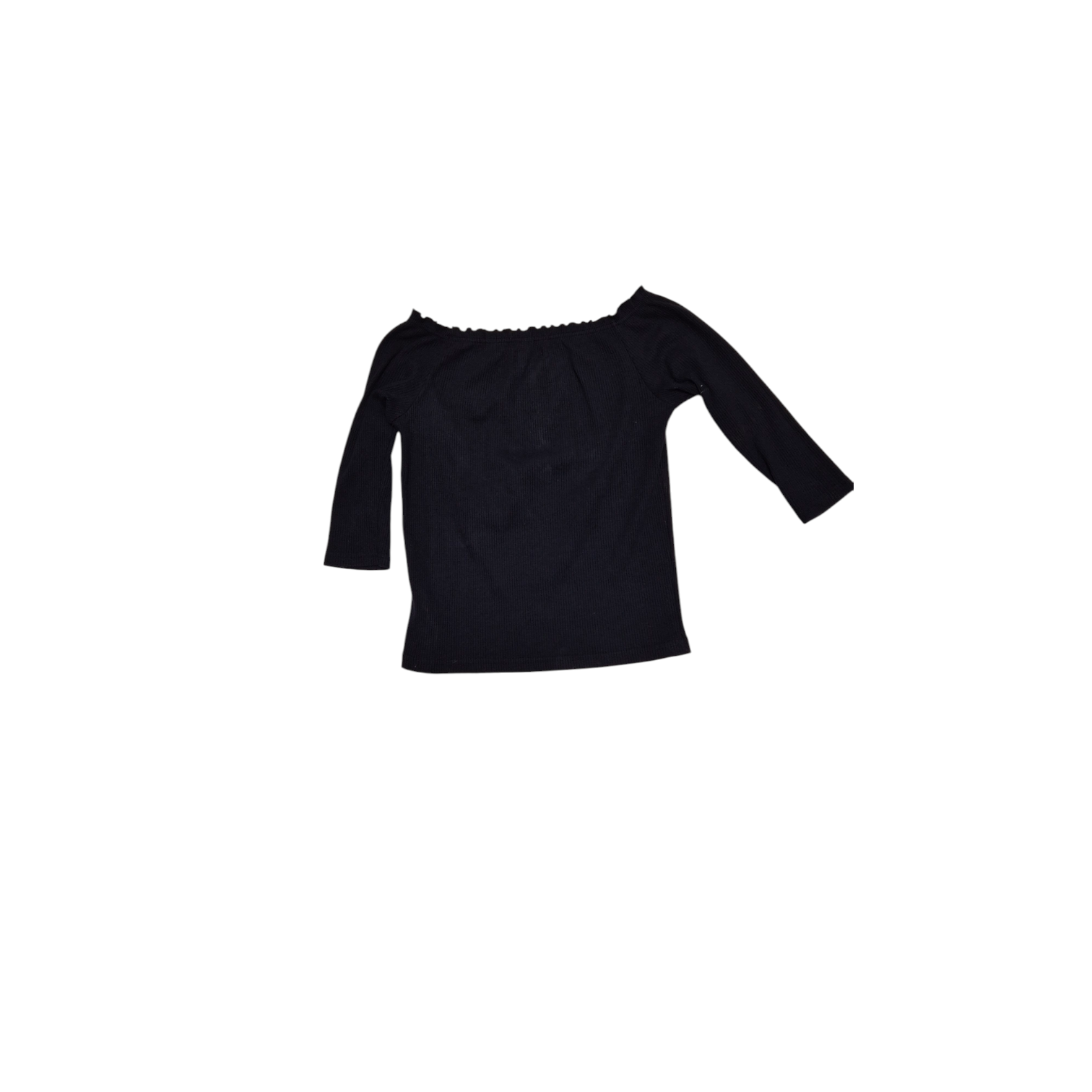 Blusa preta ombro a ombro