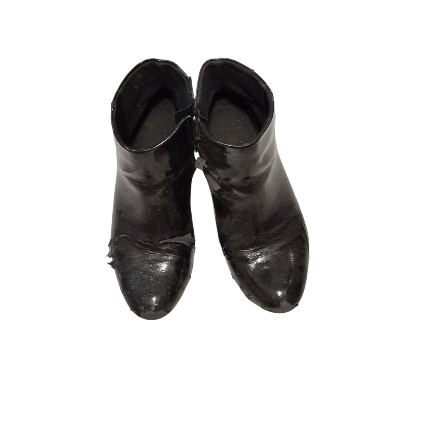 Bota de cano curto preta