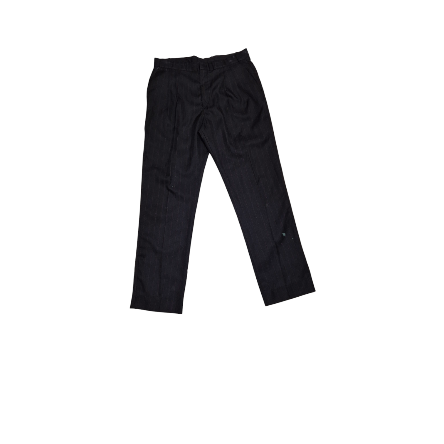 Calça social preta com vinco