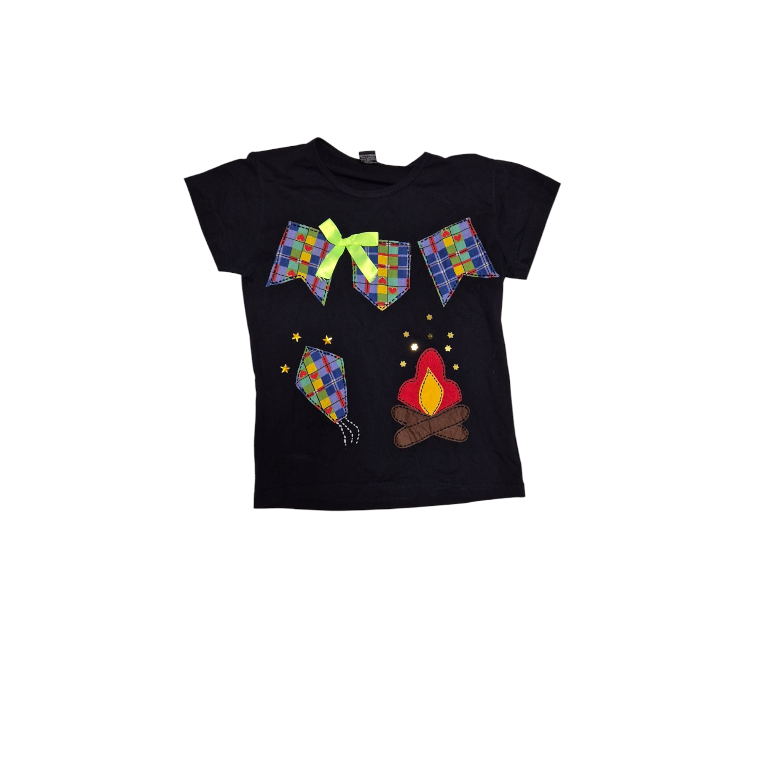 Camiseta preta junina