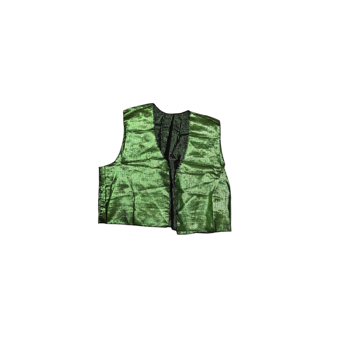 Colete verde metalizado