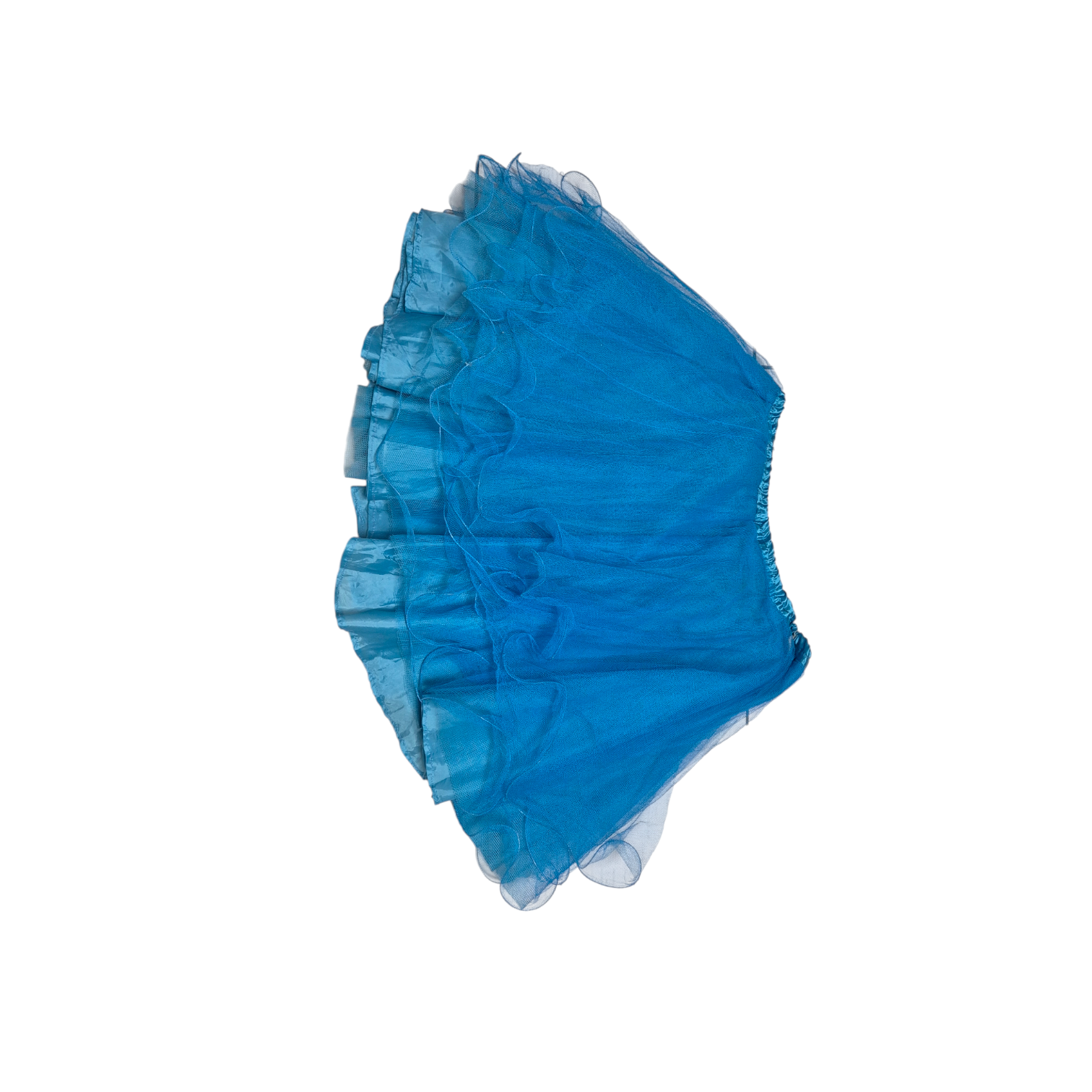 Saia de tule azul