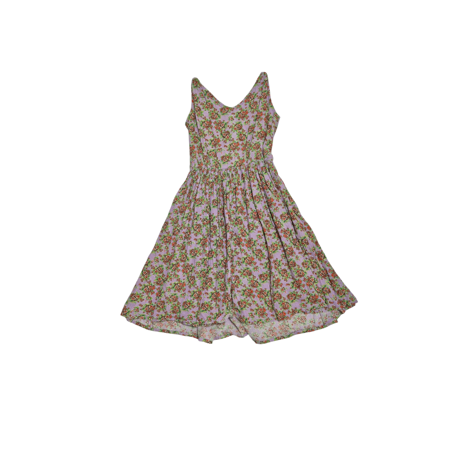 Vestido floral sem mangas
